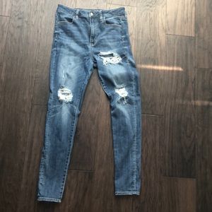 High rise jeans